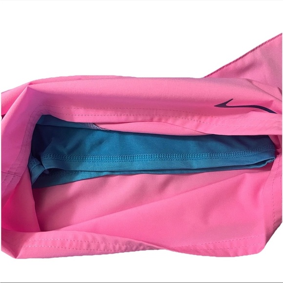 Nike XL Men’s Blue Pink Swim Shorts 9” Color Surge NWT Lined - Picture 4 of 6